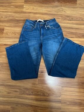 Classic High-Rise Blue Denim Jeans